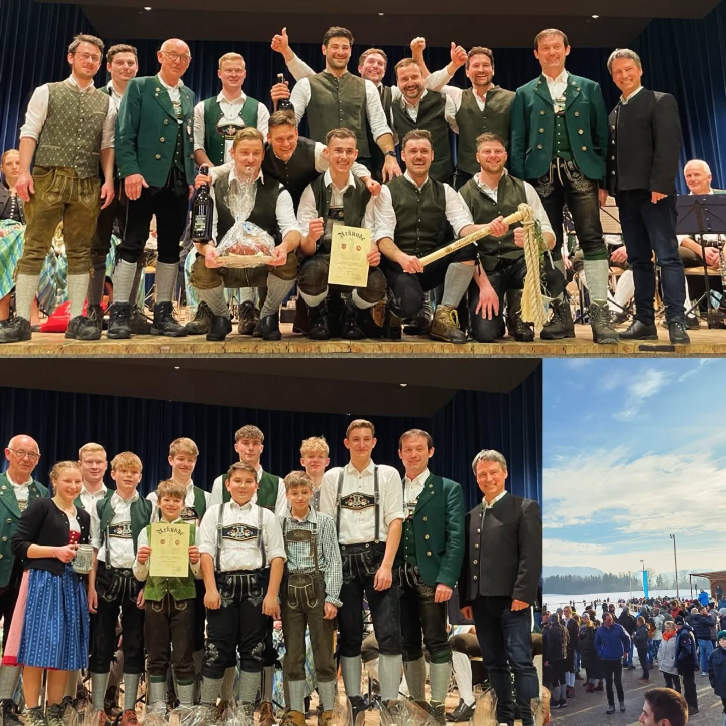 Gratulation an die Sieger des
50. Gebietspreisschnalzens der Gemeinde Saaldorf-Surheim und der Stadt Freilassing!
Jugend:
1️⃣ Surheim I
2️⃣ Steinbrünning
3️⃣ Saaldorf I
Allgemeine:
1️⃣ Sillersdorf III
2️⃣ Eichet I
3️⃣ Leustetten I
Vielen Dank an die Pass Saaldorf I für die super Organisation! 🍻
#saaldorfsurheim #freilassing #berchtesgadenerland #saaldorf #surheim #apperschnalzen #schnalzen