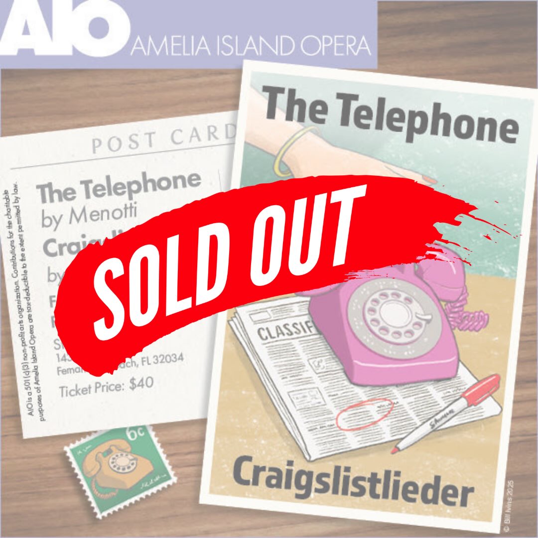 ✨ SOLD OUT ✨
Our double bill next weekend at Story & Song Center for Arts & Culture is officially full.
Thank you for showing up for live opera and chamber theater—we can’t wait to share this music with you. 🎭🎶