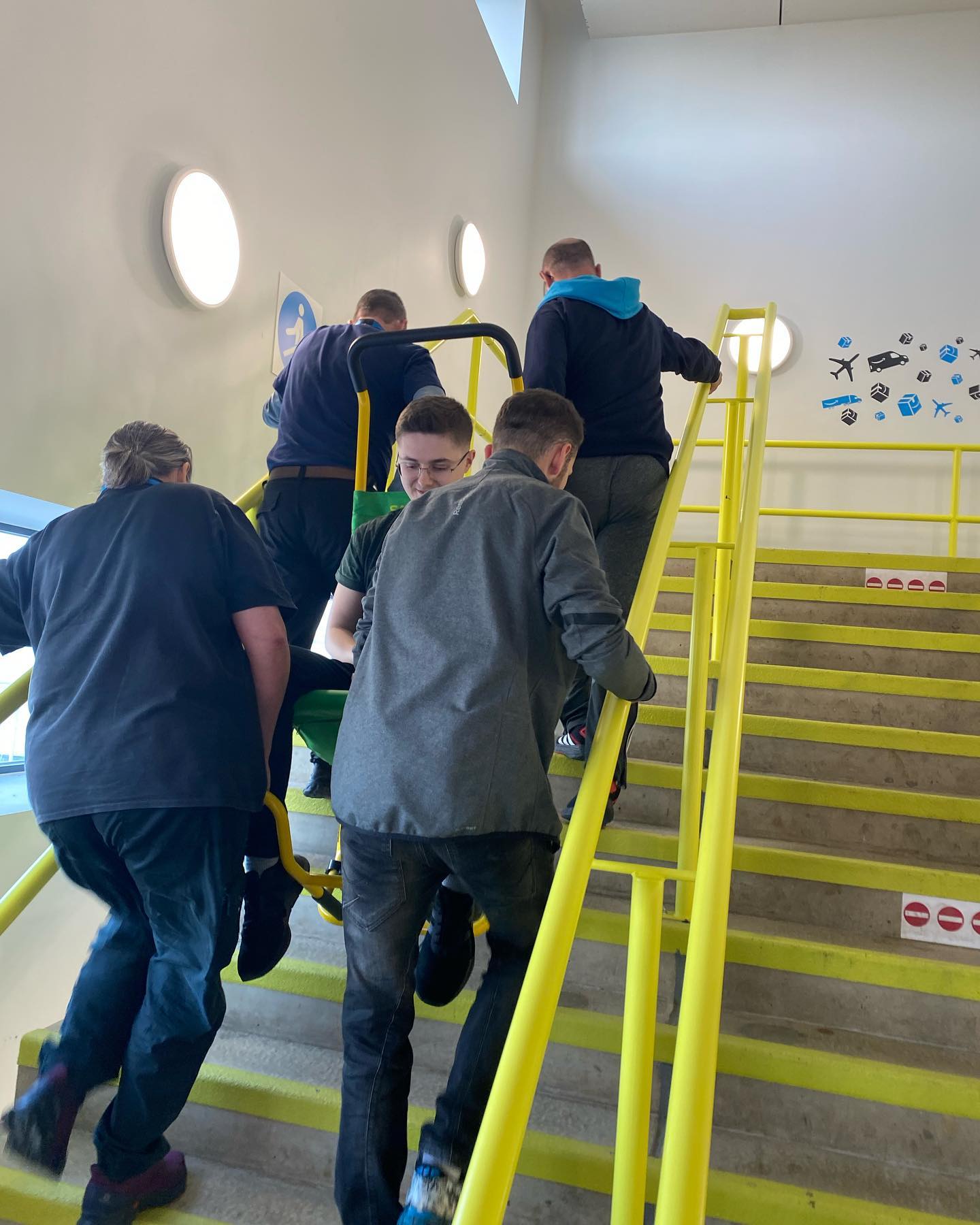 Evacuation Chair Training - Newcastle - April 2022