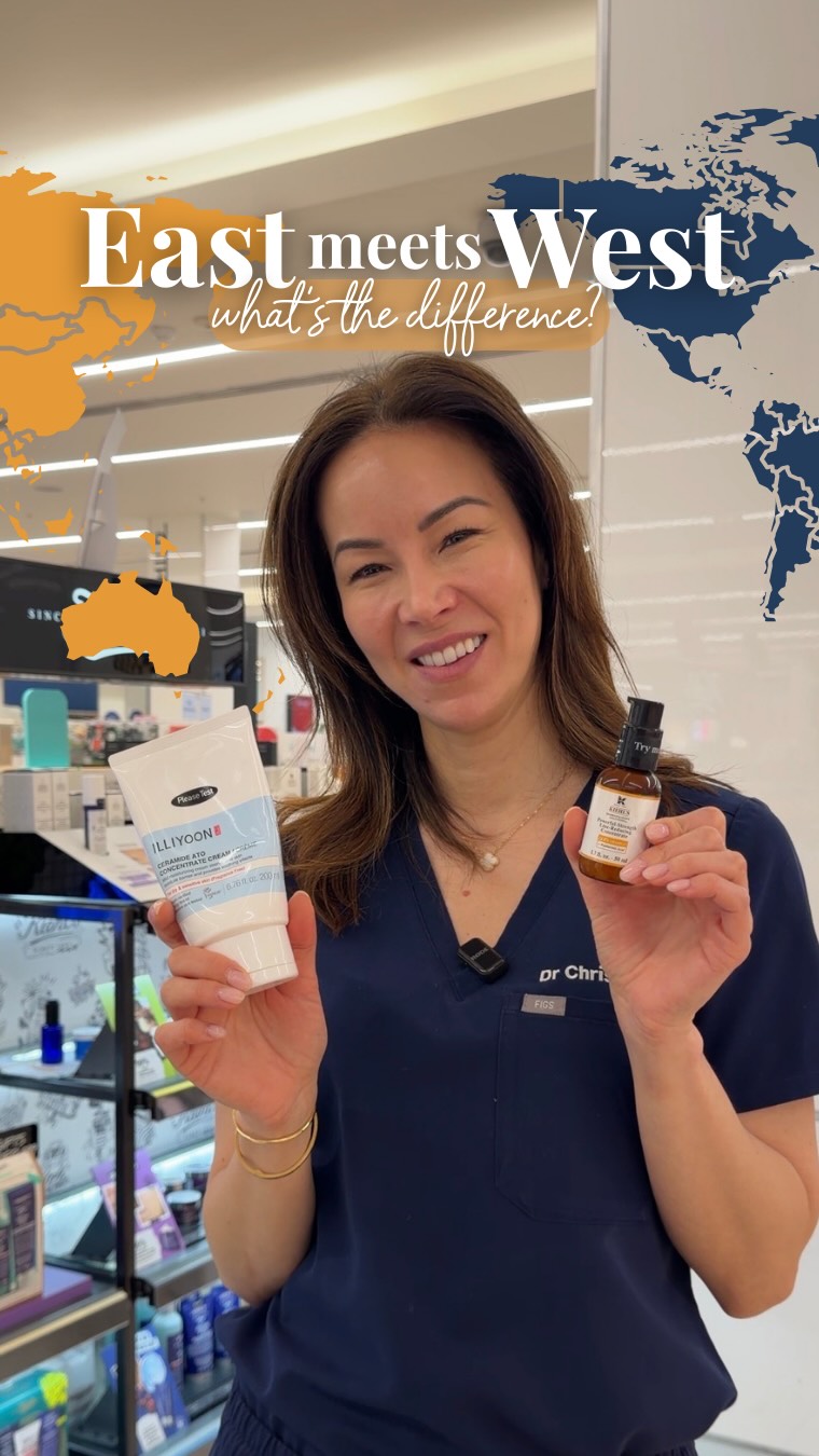 East vs West skincare: let’s talk about it.
One of the biggest differences I see between Western and East Asian skincare philosophies is how we approach skin health. 🌍
Western routines often focus on strong actives and fast results.
Eastern skincare tends to prioritise barrier repair, skin resilience, and long-term balance. ✨
Understanding the difference can completely change how you treat your skin. They’re not opposing ideas, and you don’t have to choose one over the other.
In fact, some of the healthiest routines I see combine both approaches:
Supporting the skin barrier first, then using actives more intelligently.
This is episode one of a new series where I’ll explore East vs West skincare philosophies, break down the science behind them, and share product recommendations from both, so you can build a routine that actually works for your skin. 🤍
#eastvswest #skincare #kbeauty #skincaredoctor #doctor