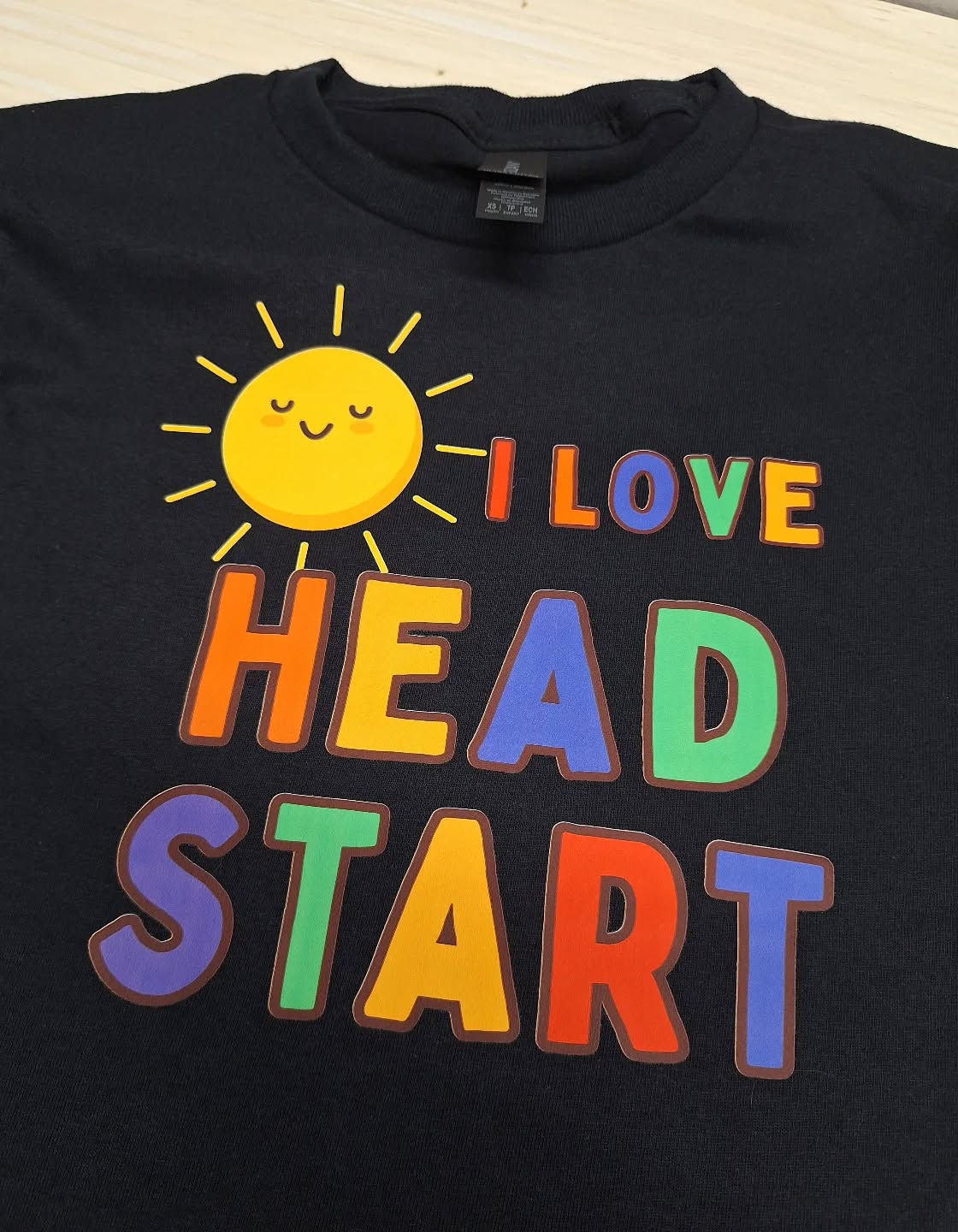 #tshirts #headstart #seattleprintshop #youthshirts