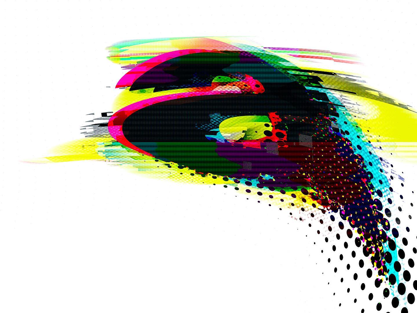 a glitch #procreate #typography