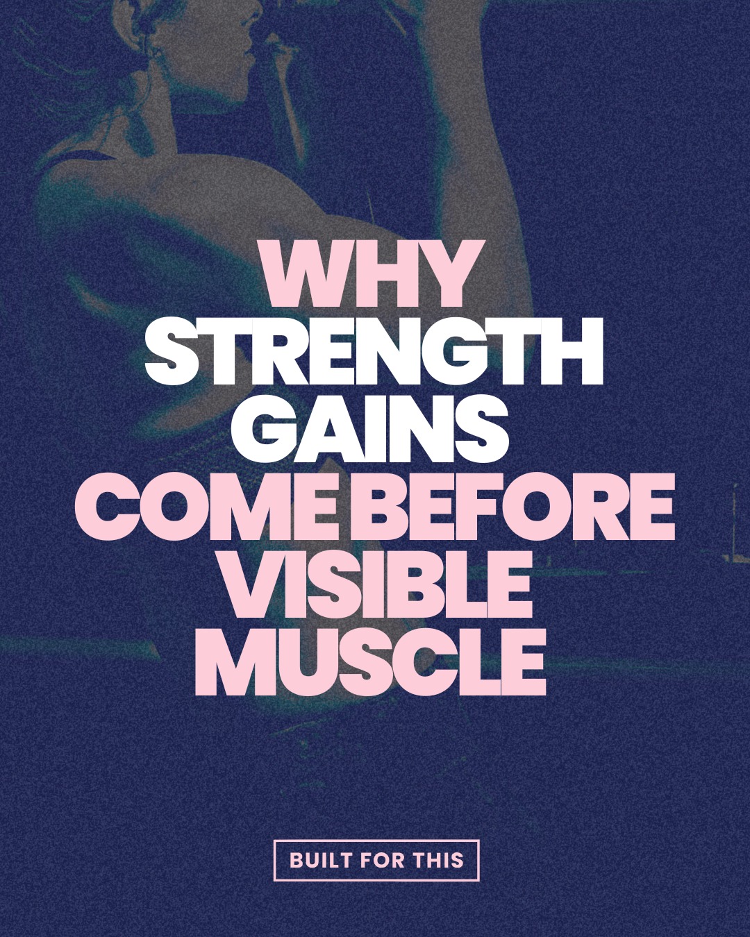 If your lifts are going up, your body IS changing... even if the mirror hasnât caught up yet.