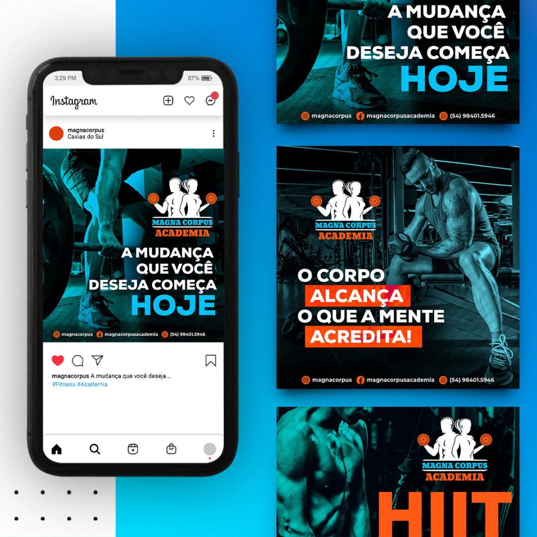 A uniformidade na comunicação gera o reconhecimento imediato do cliente pelo produto ou serviço que se está ofertando. As redes sociais, para que surtam o efeito desejado na prospecção de novos clientes, precisam passar os valores, objetivos e metas da empresa. Não importa a área de atuação. O design também é peça fundamental. Optamos sempre pela fluidez e equilíbrio em nossas artes, fazendo com o que o material se torne agradável aos olhos e passe a conversar com o cliente. Para a Academia Magna Corpus fizemos o reposicionamento de marca e a criação da nova identidade visual.⠀
⠀
Fora dos Trilhos - Laboratório de Ideias⠀
⠀
#foradostrilhoslab #passageiros #design #branding #publicidade #propaganda #digital #identidadevisual #marketingdigital #digitalmarketing #marketing #publicidadeonline #redessociais #midiasdigitais #socialmidia