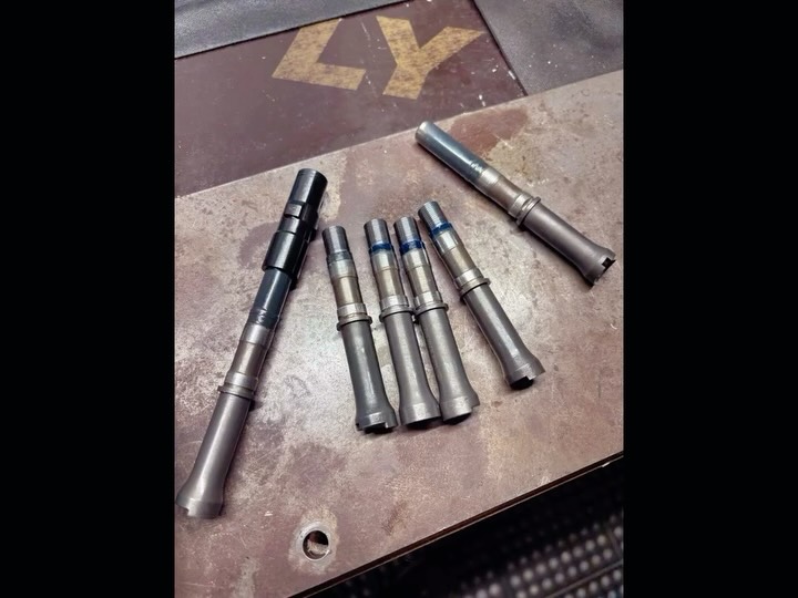 Got to thread some Skorp Barrels for @shaefferzack. Go get your build from @chefurcustom. #andersonsc #gunsmithing #machining #skorp
