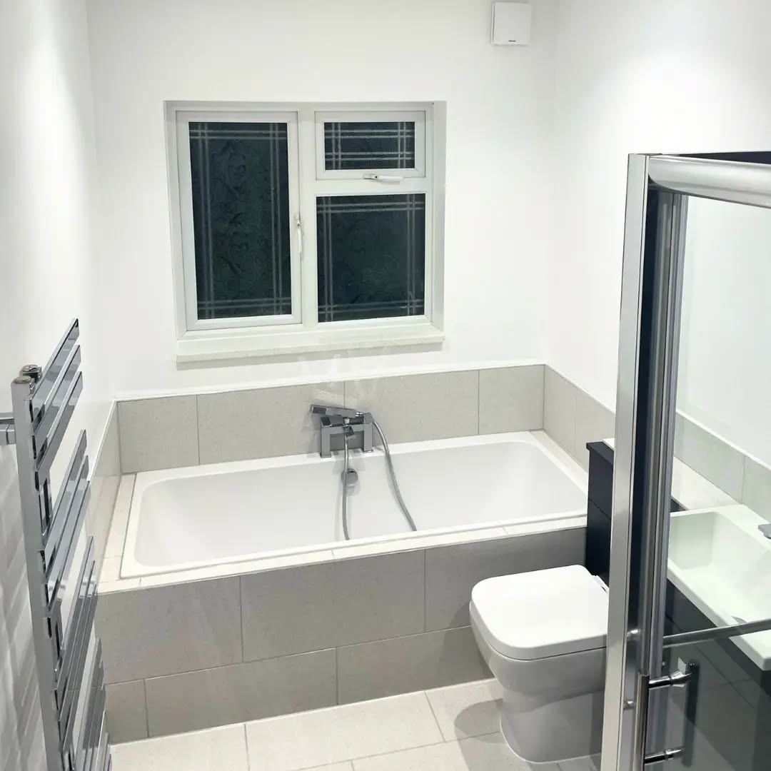 ✨ Another stunning bathroom renovation completed by J.B. Construction!
🛀🏻 We worked with this amazing homeowner to create a space that is both stylish and functional. They love the drop-in bath and the sleek vanity, and we do too! It's the perfect place to relax and unwind after a long day.
🙋🏻♀️ Want your bathroom to have a glow-up?
📞 Give us a call or send us a DM.
#JBConstructionCo
#UKBuilders
#BuildWithPrecision
#HomeRenovation
#BuildingDreams
#Craftsmanship
#ConstructionLife
#LondonBuilders
#QualityConstruction
#BuildItRight
#Brentwood
#Essex
#London #newbathroom #bathroomglowup #bathroomreno #bathroomrenovation #bathroominstall
