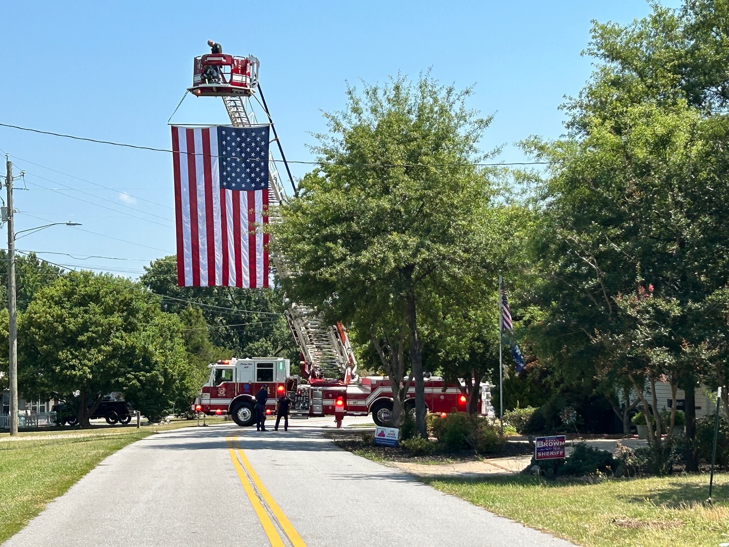 Today we were honored to assist with the funeral procession for Retired Captain Barney Anglin of the Covington Police Department. Fly high, Captain; we thank you for your service and also your friendship. You will be missed here, but we know you are now in paradise.