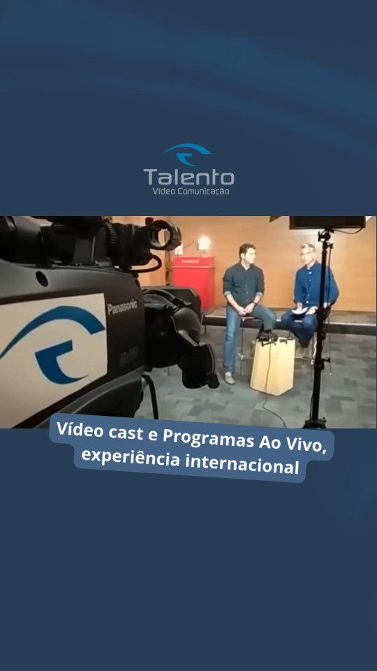 🎥 Vídeo cast e Programas Ao Vivo com padrão internacional.
Sua marca pronta para comunicar, engajar e gerar autoridade em tempo real.
Na Talento Vídeo, entregamos Vídeo casts e Programas Ao Vivo com experiência internacional, qualidade técnica elevada e produção pensada para posicionar sua empresa em outro nível.
Do conceito à transmissão, cuidamos de cada detalhe para que sua mensagem chegue clara, profissional e impactante.
📡 Ao vivo. Profissional. Memorável.
📲 Quer levar sua comunicação para um padrão global?
Fale com a Talento Vídeo e comece agora.
#TalentoVideo #Videocast #ProgramasAoVivo #ProduçãoAudiovisual #ComunicaçãoCorporativa