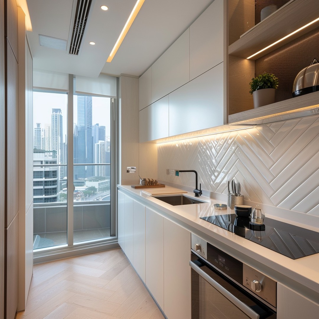 To make the most of a small kitchen, focus on clever storage solutions like pull-out pantry units, integrated appliances, and overhead cabinets that reach the ceiling. Opt for light colors and reflective surfaces to create the illusion of more space.
.
.
.
#smallkitchen #smallkitchendesign #kitchendesignideas #dubaihomes #dubairenovation