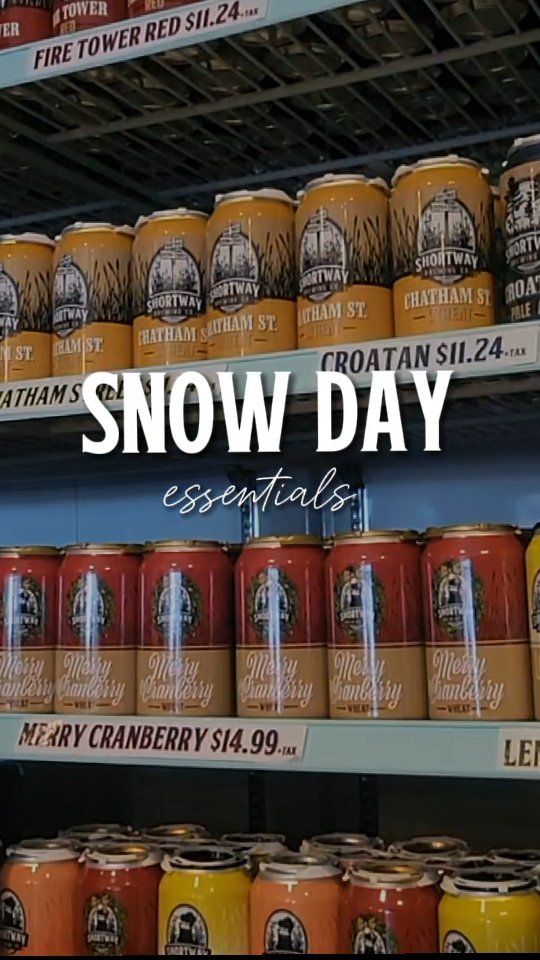 Grab your essentials and get ready to share your snow day pics!!