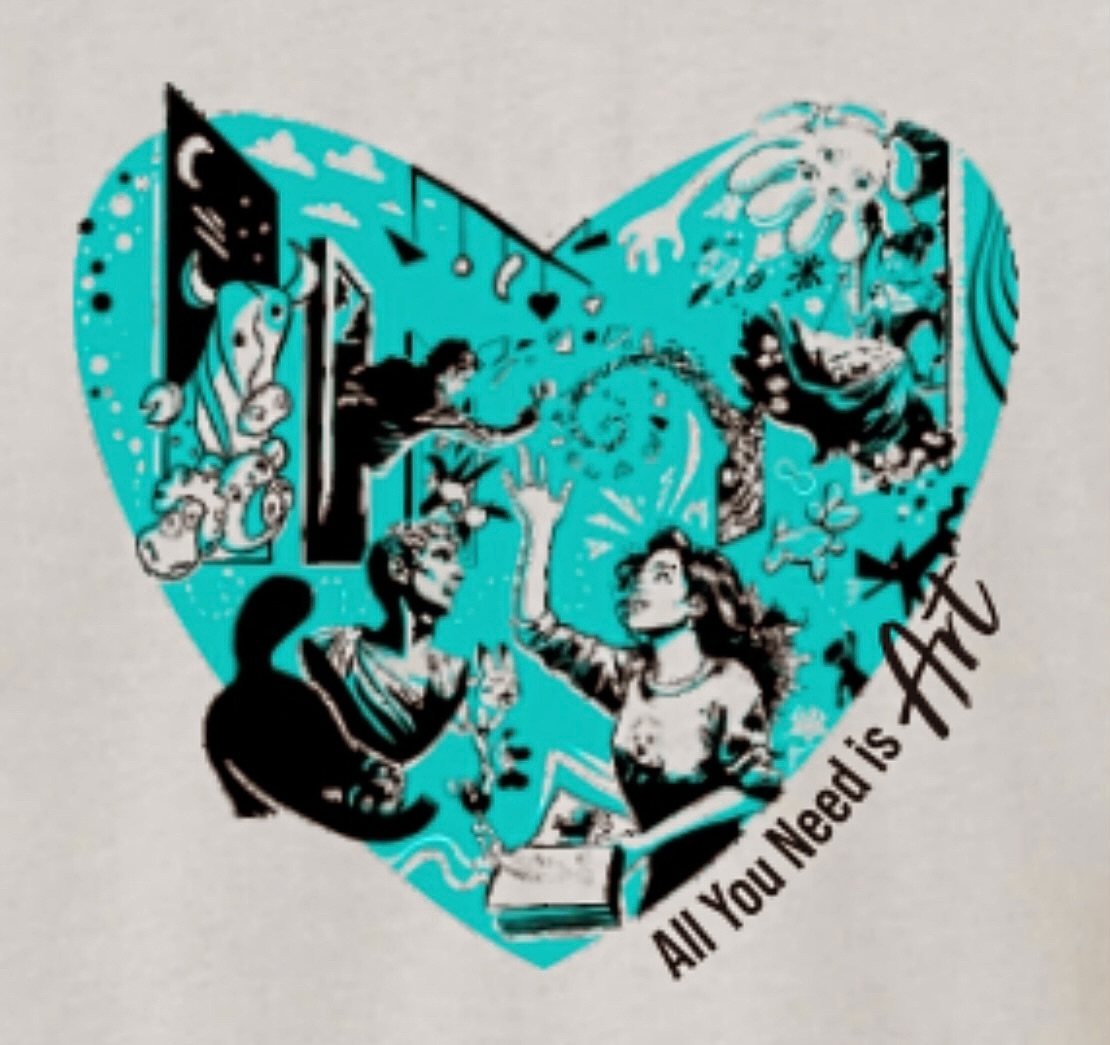 All You Need is ART T-Shirt Contest Winning Design! Congratulations artist Aldo Luna.
#Allyouneedisart
#winningdesign
@aldo_infinitemoons