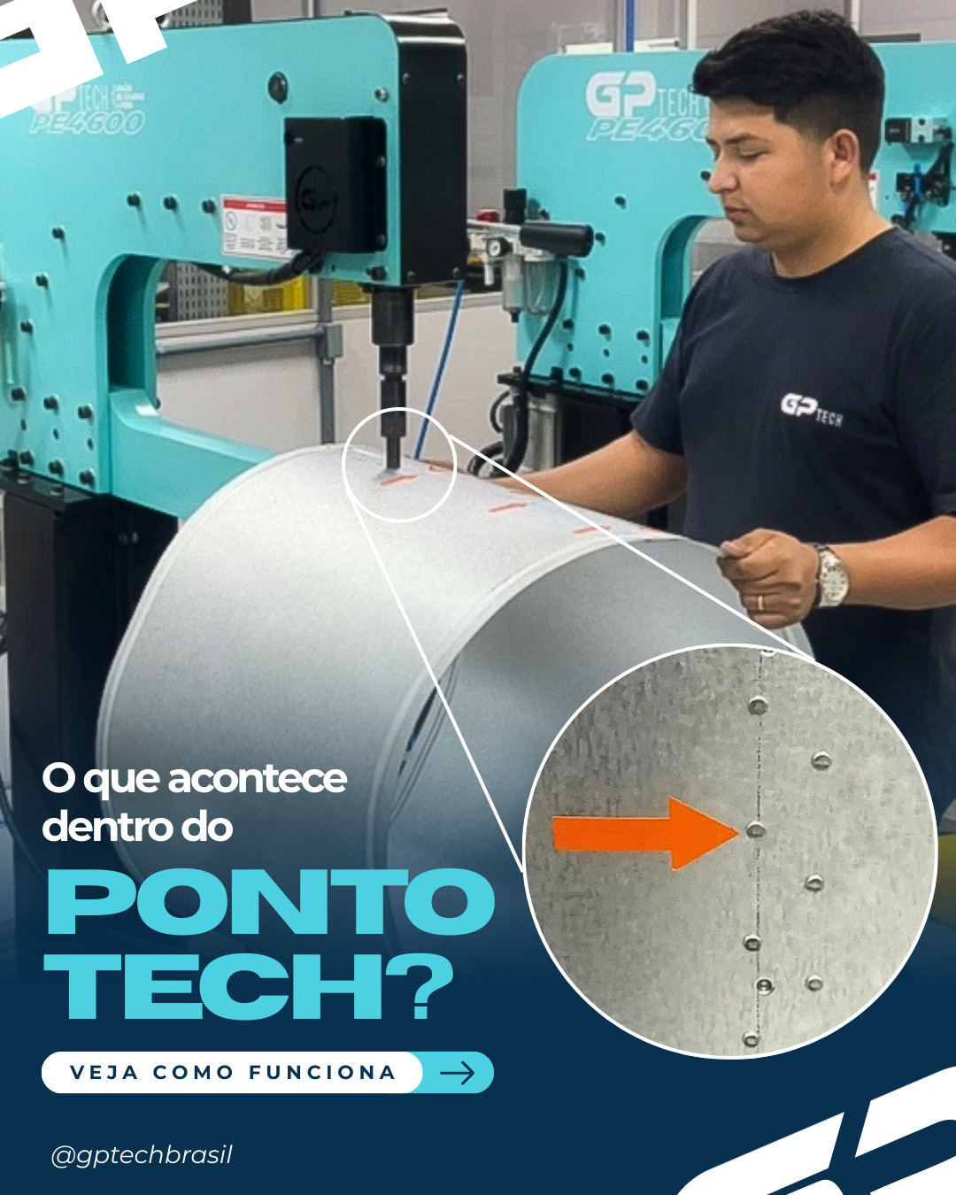 O acabamento é o que o seu cliente final vê. Com o PontoTech, unimos precisão técnica e estética: nosso processo de conformação MECÂNICA a frio não danifica o revestimento do seu Inox ou Aço Galvanizado, eliminando custos e etapas de retoque.
Ao observar o corte transversal de um ponto (veja a estrutura de intertravamento em "S" ou "cogumelo" em nossos diagramas técnicos), você entende por que garantimos alta resistência mecânica sem usar calor ou consumíveis. Evolua da solda para a união que valoriza o seu design e prova sua engenharia interna.
Fale com um especialista agora mesmo e descubra a produtividade PontoTech.
#LinhaBranca #Inox #AcabamentoSuperior #PontoTech
