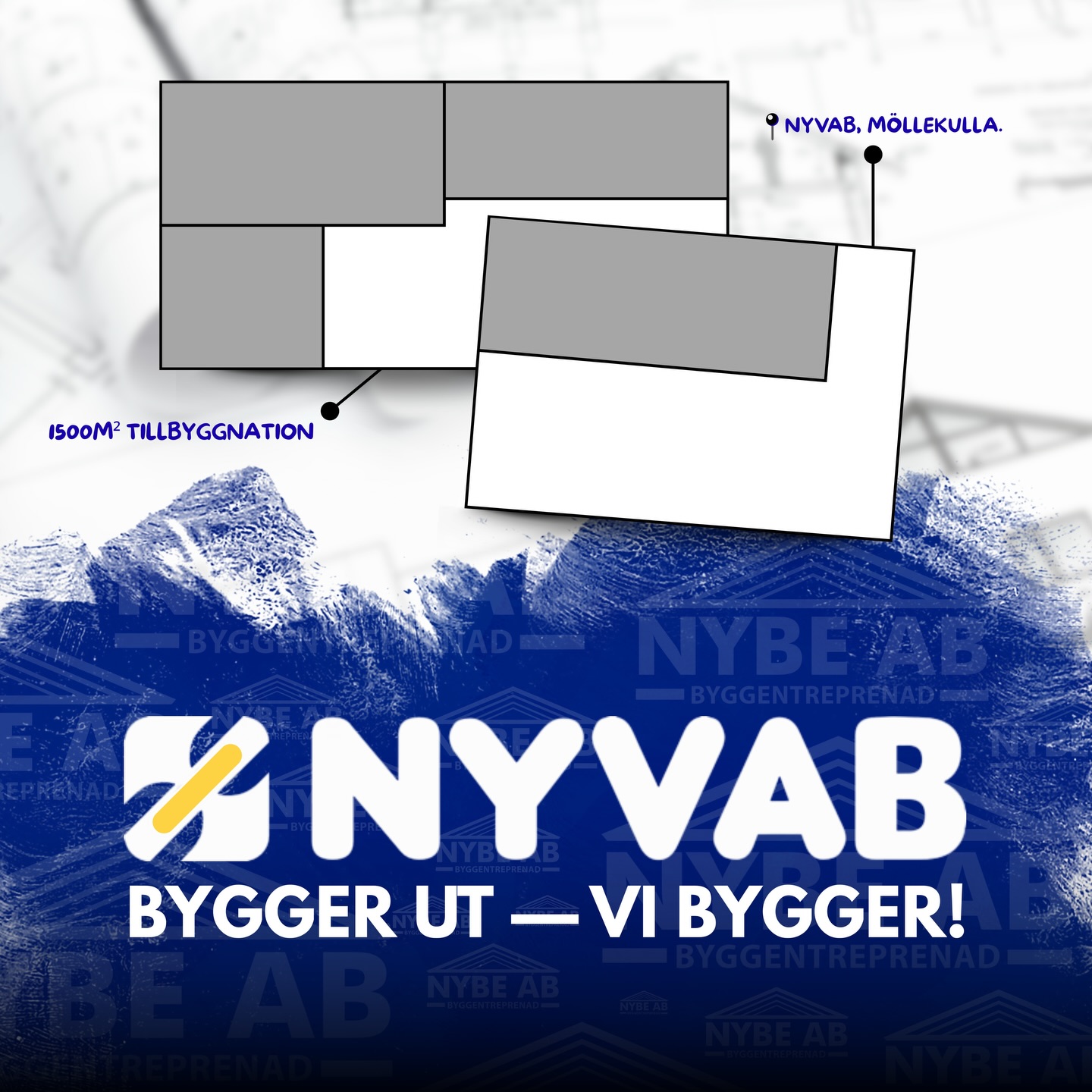 @nyvab i Möllekulla satsar framåt – och vi får äran att bygga! 🛠️
Projektet som redan dragit igång omfattar ca 1 500 kvm ny yta som möjliggör den pågående expansionen och skapar plats för verksamhetens fortsatta utveckling 🔩
Alltid lika inspirerande att få bidra till tillväxt och långsiktighet hos lokala företag. Tack för ert förtroende — NYVAB! 💙
👉🏻 www.nyvab.se
#NybeByggentreprenad • #FamiljeföretagSedan1964