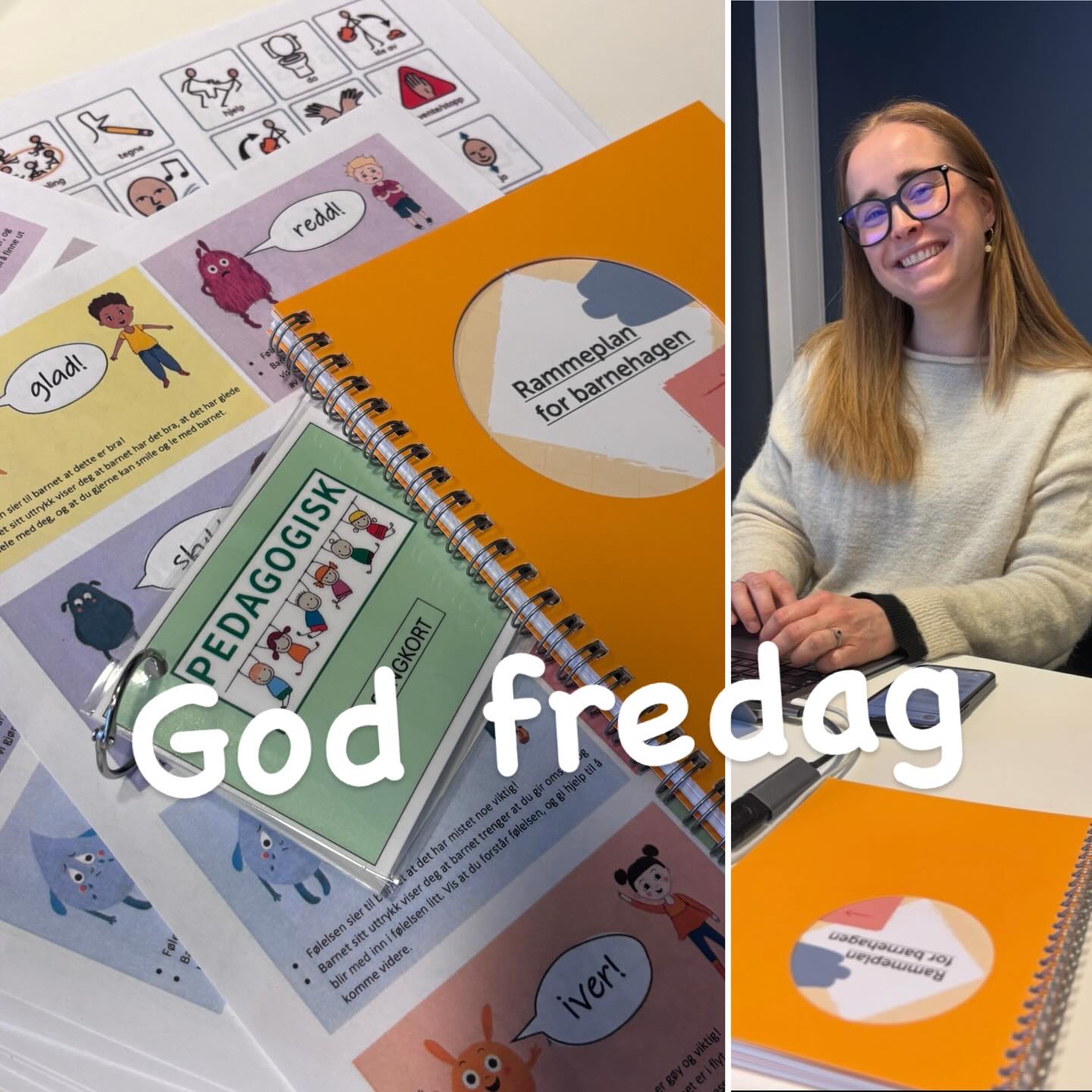 Vi hjelper deg med å bli en tryggere medarbeider i barnehage og skole 🤗 Men konkrete verktøy som du kan bruke sammen med barna 🧩