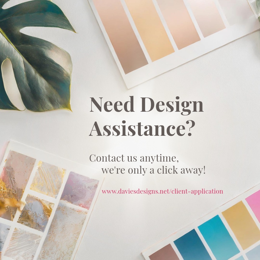 In need of design assistance? Contact us anytime on our website, we're only a click away!
www.daviesdesigns.net/client-application
#daviesdesignsstudio #graphicdesign #webdesign #socialmedia #socialmediamarketing #graphicdesigner #webdesigner #charlottenc #lakewyliesc