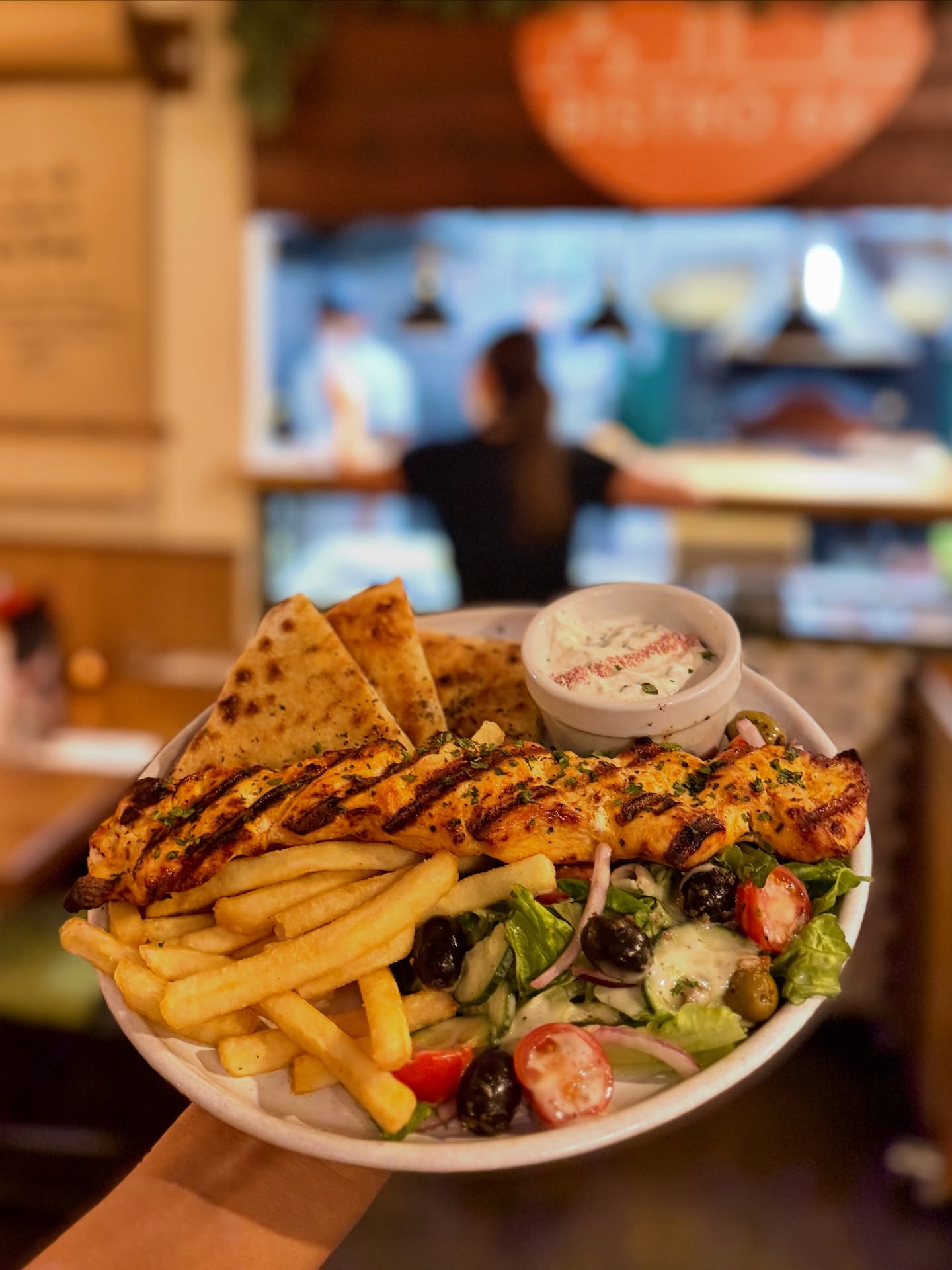Our bestseller for a reason. 😎
Packed with flavour and generous in size, our souvlakis never disappoint 🥹
Available in vegetarian and vegan options. 🤭
In frame:
Grilled Marinated Chicken souvlaki
Grilled Halloumi souvlaki
Vegan Falafel souvlaki
Have you tried them all yet?
If not, please do, we highly recommend it 😌🧡
#nottinghamfood #souvlaki