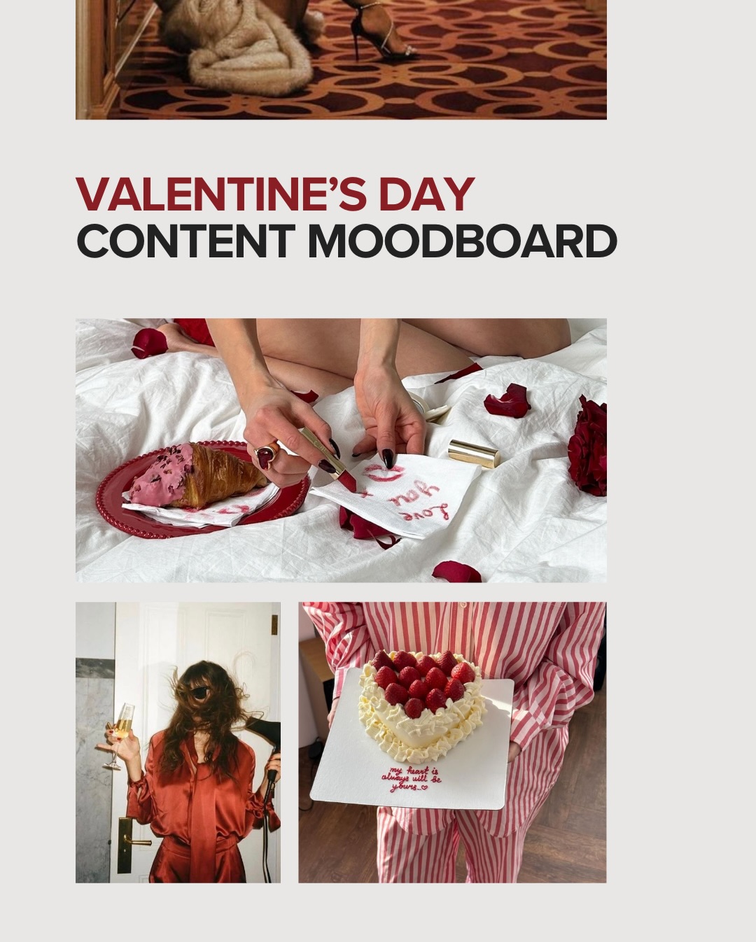 Save this inspo if you’re planning Valentine’s Day content ✨