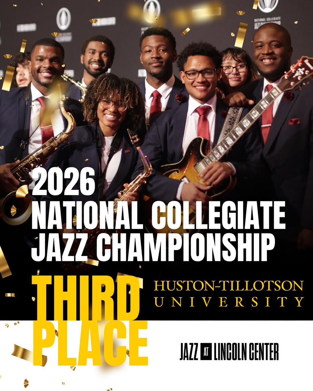 Good news for the @hustontillotsonuniversity jazz orchestra. These talented college musicians formed their group only 4 years ago and are now considered one of the best in the country and tops in Texas! CONGRATULATIONS 🎉🔥👏
( photo courtesy of Huston Tillotson University)