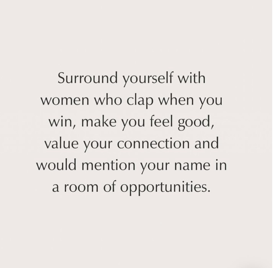 This is the energy I strive to bring…
And the kind of women I’m endlessly thankful to be surrounded by.
Strong women, supporting women. That’s the magic. ✨