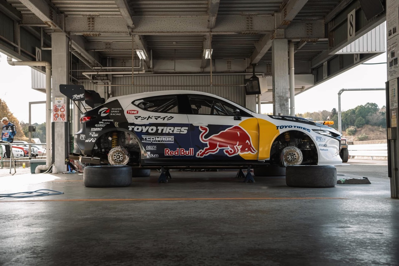 Mazda 3 RedBull x Mazda Pikes Peak Pre Testing outside of Okayama JP