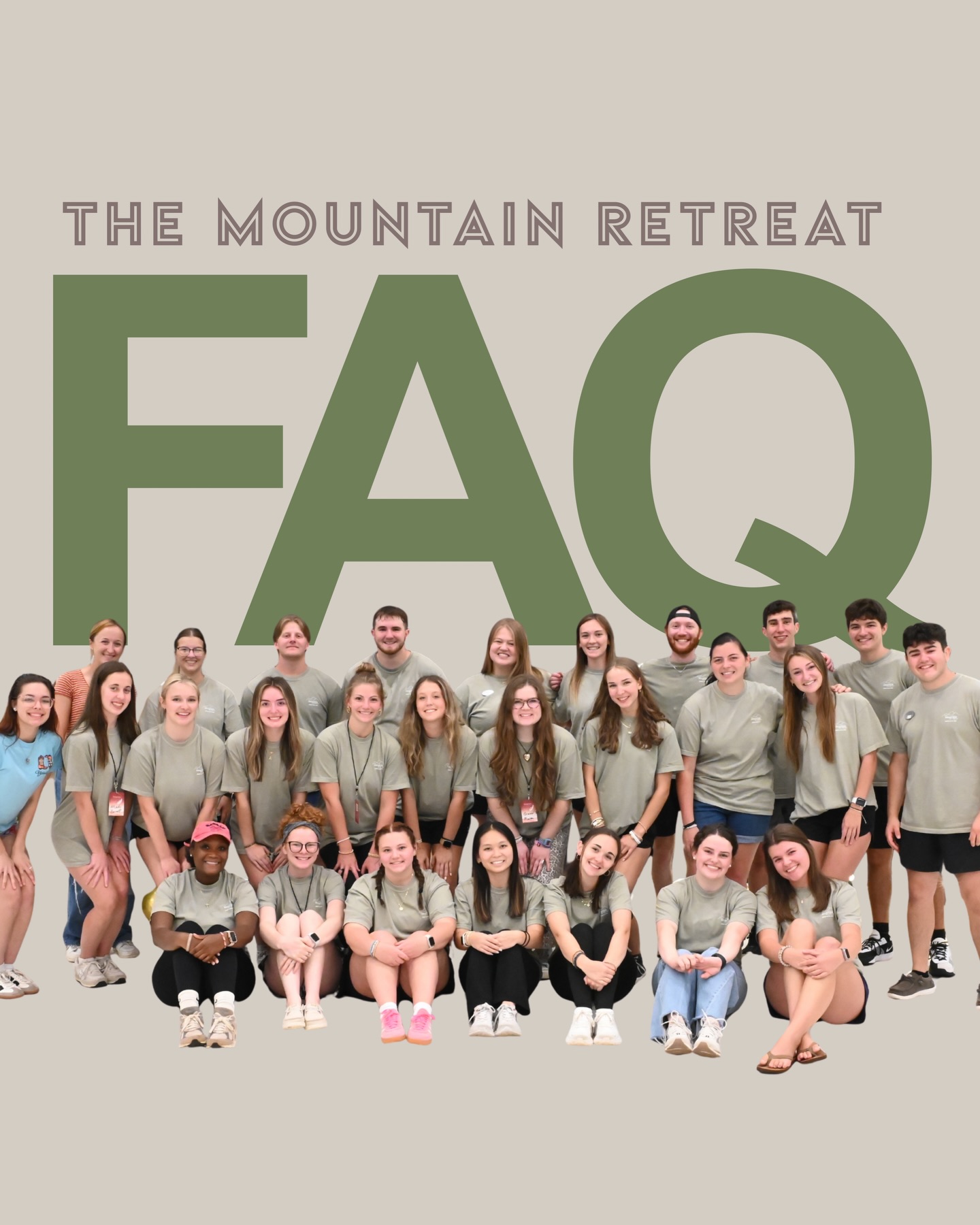 Here are some recent questions we've been asked about Mountain 2026!!! If you have any others, just DM us because we'd LOVE to serve with you!
Applications don't close until March 1st, so you still have plenty of time to apply! Link is in our bio‼️