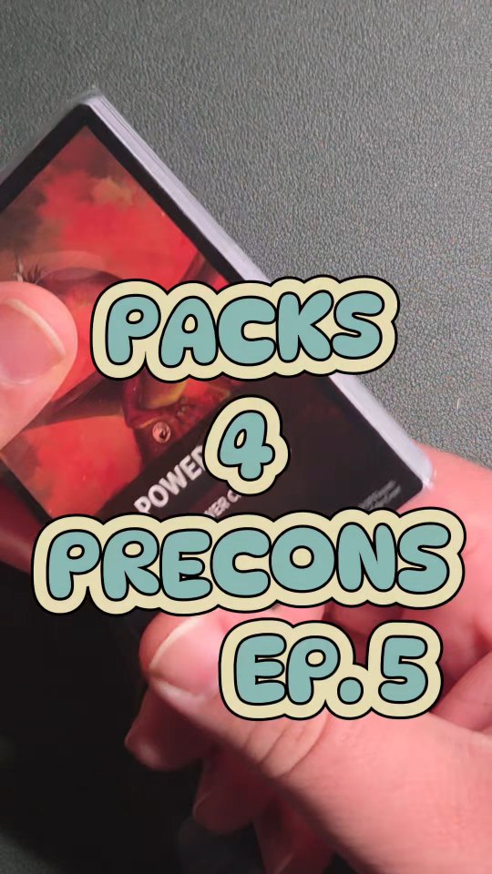 EP. 5 of PACKS4PRECONS featuring Avatar Jumpstart! Let's see what rates and mythical we get and what persons we can slot them into!
#Packs4precons #precons #commander #mtg #packopening