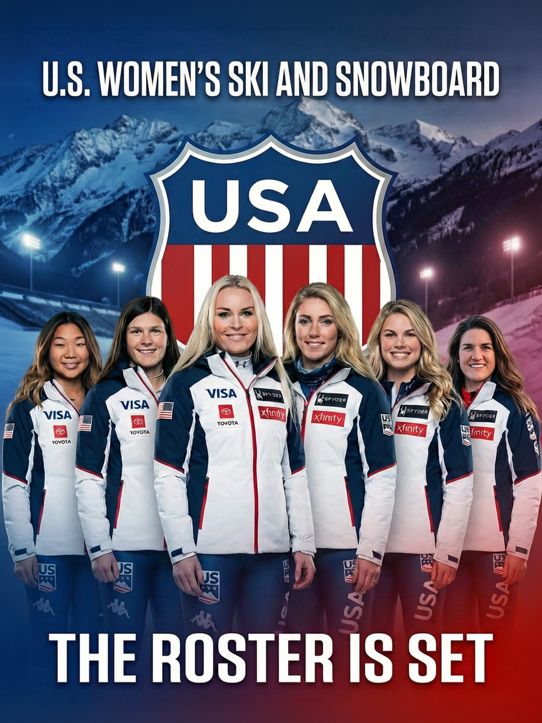 .
U.S. women’s ski and snowboard are locked in for the season 🇺🇸⛷️🏂
From alpine to snowboard cross, this roster is stacked with veterans and rising stars ready to throw down on every course and every jump.
Here’s your 2026 U.S. Women’s Ski & Snowboard Team—save and share this post so you don’t miss a single run this winter.
Who’s your GOAT – @lindseyvonn, @mikaelashiffrin, or someone else on this team?
@usskiteam @ussnowboardteam @teamusa
#sportingchick
#USSkiTeam #USSnowboardTeam #TeamUSA #Wintersports #Skiracing #Snowboarding #Freeski #RoadToGold #WomenInSports
