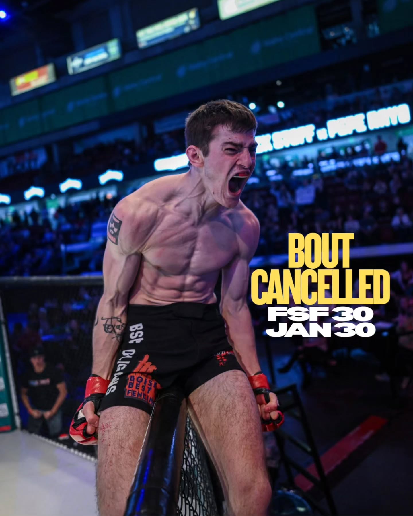 Hi team!! We wish we had better news, but unfortunately Dom’s bout at @frontstreetfights FSF 34 this Friday has been canceled after his opponent withdrew due to injury. Though Front Street Fights actively searched for a replacement, they weren't able to find anybody to step in.
We're super bummed, but this is all just part of the fight game unfortunately. We’re grateful that cancellations have been rare for our team. We truly appreciate you sticking with us through the ups and downs that come with this sport. We're staying grinding in case another opportunity comes up in the near future.
That being said...much of the team will still be showing up this Friday to support Front Street Fights, so if you’ve already purchased tickets, we’ll still see you there!
Thank you to @frontstreetfights for the opportunity and hard work to try to keep us on the card, we truly appreciate you!
And thank you to all the sponsors for this fight!! It wouldn't be possible without you all.
🤝CAMP SPONSORS
TNT Door & Millwork
Hybrid Health hybridhealth_massage
RE Building & Construction @rebuildingandconstruction
MK Custom Homes @mkcustomhomes
Bar CK Cattle Company @barckcattle
Core Building Co. @corebuildingco
Ariel Newman
Elevated Fades 208 @elevated_fadezz
Tom Klag @tomklag
Blood Eagle Armory @bloodeaglearmory
Mullet Mafia @_flash_gordo_ @c_werd43
Dionysis
Teton Summit Services
Remount Equine @remountequine
Peace & Dove Therapy Co @peace.and.dove.therapyco
Guidos Pizzeria @guidosoriginal
Behbehani Family @wendybehbehani
Aaron Family @riding_in_the_sun
🤗NOTABLE MENTIONS
Thank you @frontstreetfights, @vetaarteaga, and staff for the opportunity, professionalism, and hard work!
🗣HEAD COACH & FEARLESS LEADER @cruzgomez208
🤠CHAOS COORDINATOR @sophiestrikes
🤼♂️RIDE OR DIE TRAINING PARTNERS
@pnut.lee
@coltenlebrun
@jwmeachum
@nathan_hall83
@richardlind_
@baca.flow
🤕INJURY CURER EXTRAORDINAIRE/ATHLETIC TRAINER @krysta92