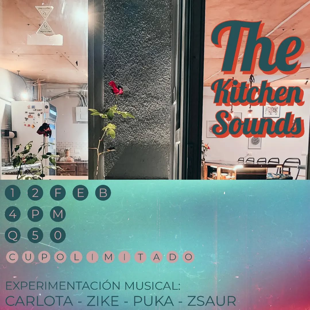 La cocina de @montaguantigua se volverá el escenario para varias sesiones de experimentacion musical. El 12 de Febrero sera la primera sesion en #thekitchensounds
-
La experimentación musical estará a cargo de @zike_enrico_palazzo @puka_tattsax @carlotathelilith @zsa_ur
Pintura en vivo por @momolagartija
Entrada: Q50 (PREVENTA UNICAMENTE) incluye descarga del material sonoro. Tendremos cupo limitado, escríbenos para adquirirlas.
Iniciamos a las 4pm con cocteles y tapas de la casa.
-
-
-
#musicadeguate #musicaenvivo
#enguatesihaybuenamusica
#dinosauriorecords
#antiguaguatemala
#livesessions #livemusic #cocteles #hiddenkitchen #montaguantigua