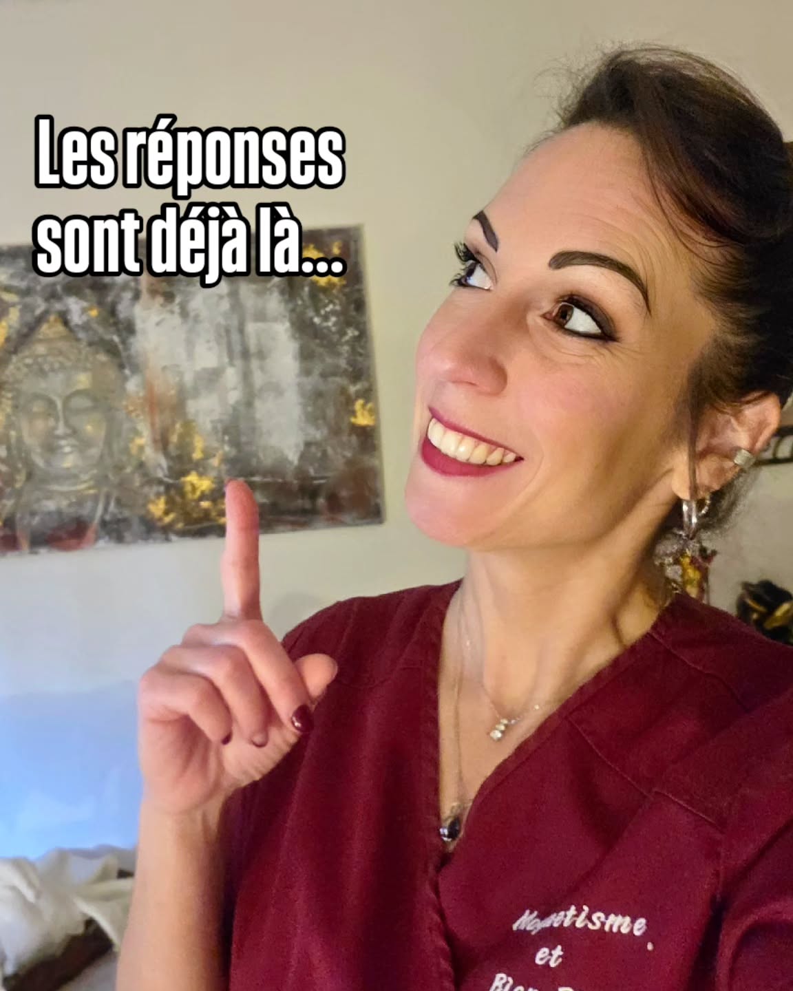 𝙇𝙚𝙨 𝙧𝙚𝙥𝙤𝙣𝙨𝙚𝙨 𝙨𝙤𝙣𝙩 𝙙𝙚𝙟𝙖 𝙡𝙖...
Parfois enfouies, parfois bloquées, parfois simplement oubliées sous le bruit du stress ou des émotions accumulées...
🌀 Nous cherchons souvent à l’extérieur ce que notre corps, notre énergie et notre inconscient savent déjà profondément.
Quand on ralentit, quand on écoute autrement, quand on ouvre un espace intérieur… les choses commencent à se révéler naturellement 🙏
Mon rôle est de vous accompagner dans cet accès à votre propre sagesse intérieure :
A travers les soins énergétiques, l’hypnothérapie, la guidance médiumnique ou le massage...
Chaque séance est un temps dédié pour déposer, comprendre, libérer et réaligner.
Un espace sécurisé pour vous reconnecter à vous-même, remettre du mouvement là où c’était figé, et retrouver votre clarté...
💫 Écouter
💫 Libérer
💫 Réaligner
Les réponses ne sont pas loin.
Elles attendent simplement d’être entendues...
_____________
Magnétisme & Bien Etre ✍️
📍24Bis Av. Cochrane Menton
Immeuble Saint Georges Entrée B - RDC
📲 07.88.06.02.06