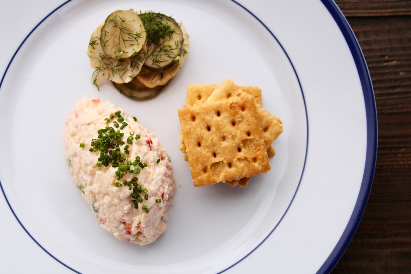 House Pimento, Buttered Saltines and Pickles.
The staple of The Mercantile Restaurant.
#naplesflorida #naplesfl #naplesfoodie #inthe239