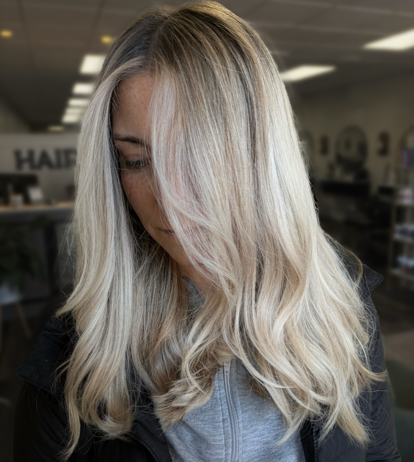 Soft, icy blonde
By Heather