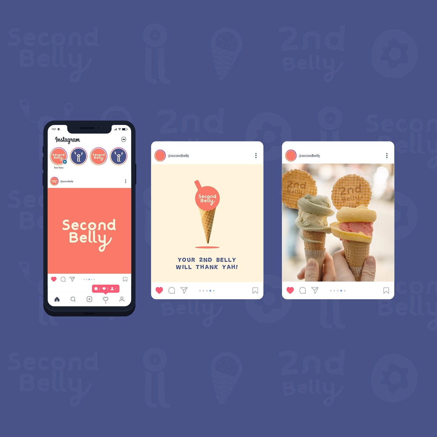 COMPANY NAME: Second Belly
BUSINESS: Dessert shop specialising
in unique ice cream flavours
BRAND CATEGORY: Food & Beverage
SERVICES: Logo Design, Brand Identity, Graphics & Digital Design
BOOK your project 👉 www.tentenstudio.au
📧: hello@tentenstudio.au
#branding #graphic #graphicdesign #designer #brandidentity #brand #logo #logodesigner #illustration #adobe #illustration #design #project #graphic #graphicdesigner #business #restaurant #food #socialmedia