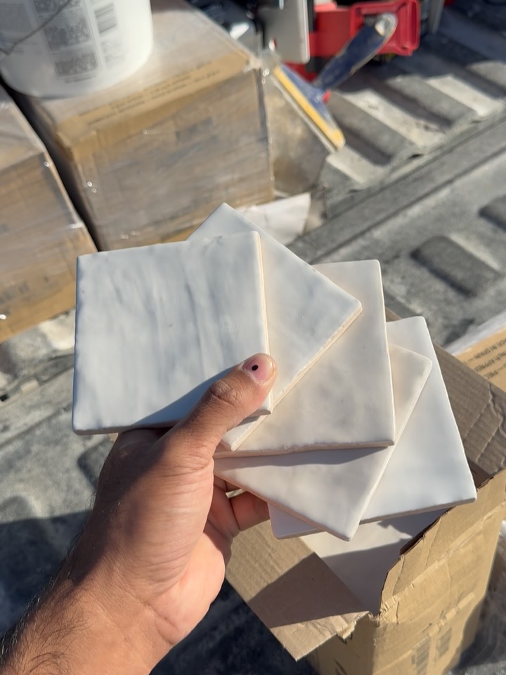 Zellige tile installer - lighthouse point 📍
The 90s glass backsplashes are coming down. Y’all have had it - OFFICIALLY!
Zellige tile offers the handmade feel, varied colors and perfect warmth of its rustic nature. When you see a wall drenched with these artifacts you can’t help but reach out and touch it.
The snake-like gloss of its shimmery glaze joins perfectly to the ridges that wax and wane across its uneven surface. Blonde to alibaster, cream to frost - her colors run as wild as the edges with their jagged corners and lumpy joints…
Stay tuned to see our finished look & book your exploratory call today.
#tileinstallation #tilesinstaller #backsplashtile #zelligetile #bocaraton