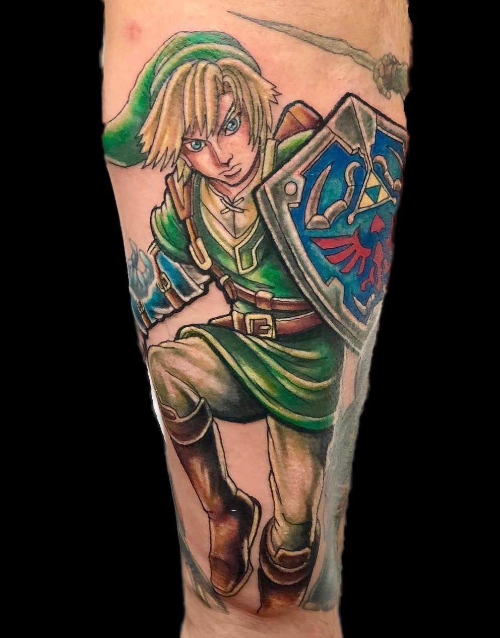 This Link from Zelda tattoo was super fun.
I love doing nerdy/ gamer culture tattoos
DM to book your next geeky tattoo!!
#zelda #gamer #tattoo
@luckysupplyusa @eternalink @truetubes @inkmaster @afterinked @afterinkedcolombia @electricgoldonparkblvd @kingpintattoosupply