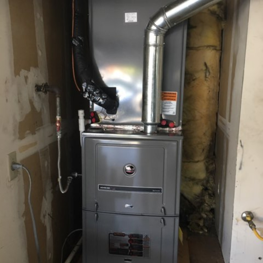 80% furnace replacement with a/c upgrade