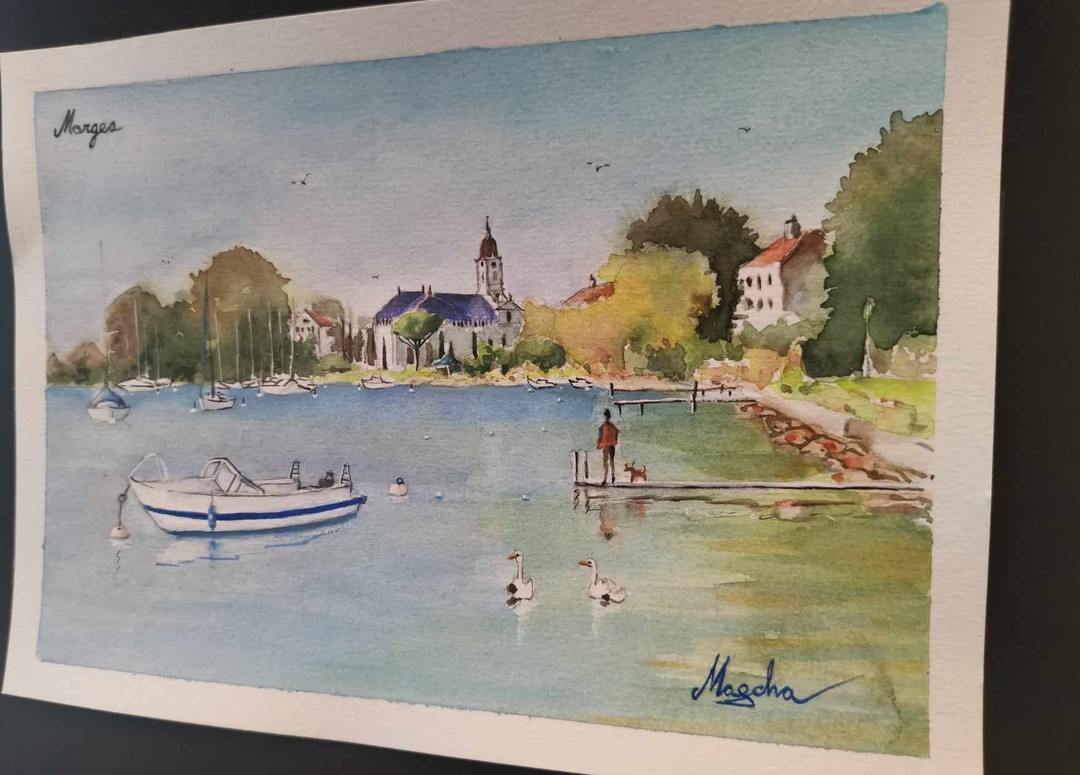 Aquarelle du Quai Stravinski a Morges, Switzerland.
Rendez-vous au Grand marché de printemps du samedi 1er juin 2024.🥰
a Morges.
I love to paints😍
Sold!(01/06/2024 au Grand Marché de Printemps)
#watercolor
#aquarelle
#morges
#switzerland
#painting
#watercolorpainting
#grandmarchedemorges
