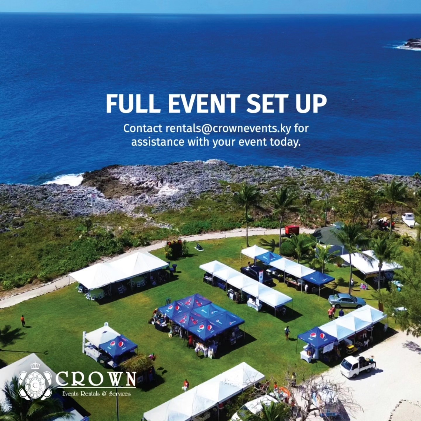 Enjoy the comfort of knowing that your full event set up is in good hands with Crown. π§‘π
Visit crownevents.ky to book your event rental equipment today, or contact rentals@crownevents.ky to speak with our team for your full event set up.
#CrownEventsRentalsandServices #FullEventSetUp #RentalEquipment