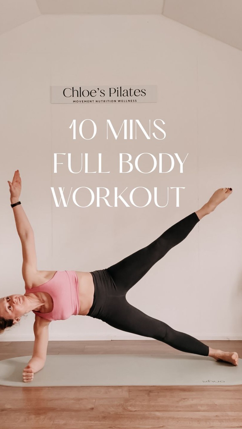 You don’t need an hour.
You don’t need fancy equipment.
You just need the right moves!
This is one of those Pilates workouts where everything is working - legs shaking, core switched on, glutes fired up, arms engaged… and it’s over before you overthink it.
I’ve fast-forwarded it for the Reel ⏩
But slow it down, with full body awareness and control, and you’ll feel it✨
Save this for your next workout!!!
WORKOUT
1️⃣ Supine leg lowers → 10–12 slow reps
2️⃣ Forearm side plank rotations + top leg lifts → 10–12 rotations + 8 leg lifts each side
3️⃣ Prone extension lifts → 10–12 reps
4️⃣ Walk outs + push up → 5–8 reps
5️⃣ Lunge tap backs → 12–15 taps each side
🔁 Repeat 2–3 rounds depending on how you feel
#pilatesstrong #fullbodypilates #pilatesathome #strongfromwithin #mindfulmovement