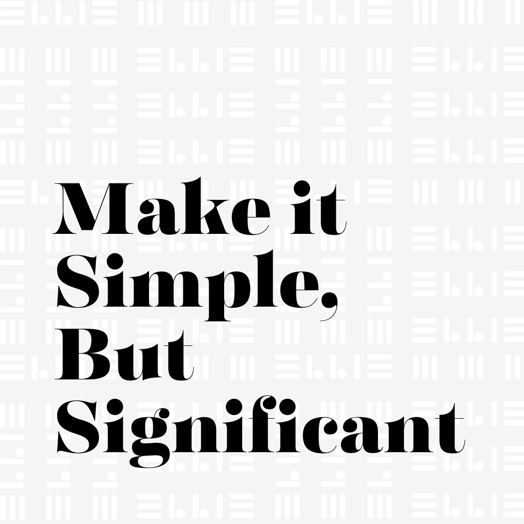 Words of wisdom today for brand design and life ✨