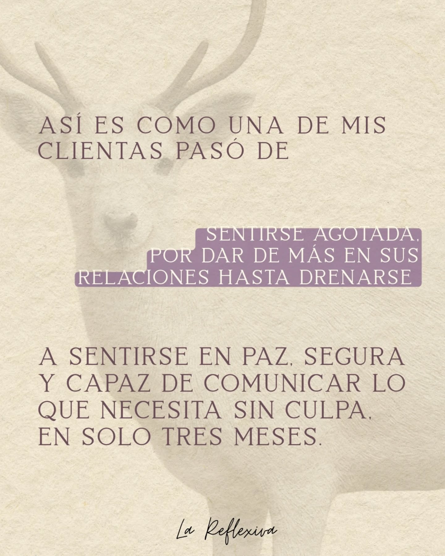 Travesía es un espacio para mujeres que están cansadas de dar de más
y quieren sentirse en paz en sus vínculos.
Escribime “TRAVESÍA” por DM y te cuento si este proceso es para vos.