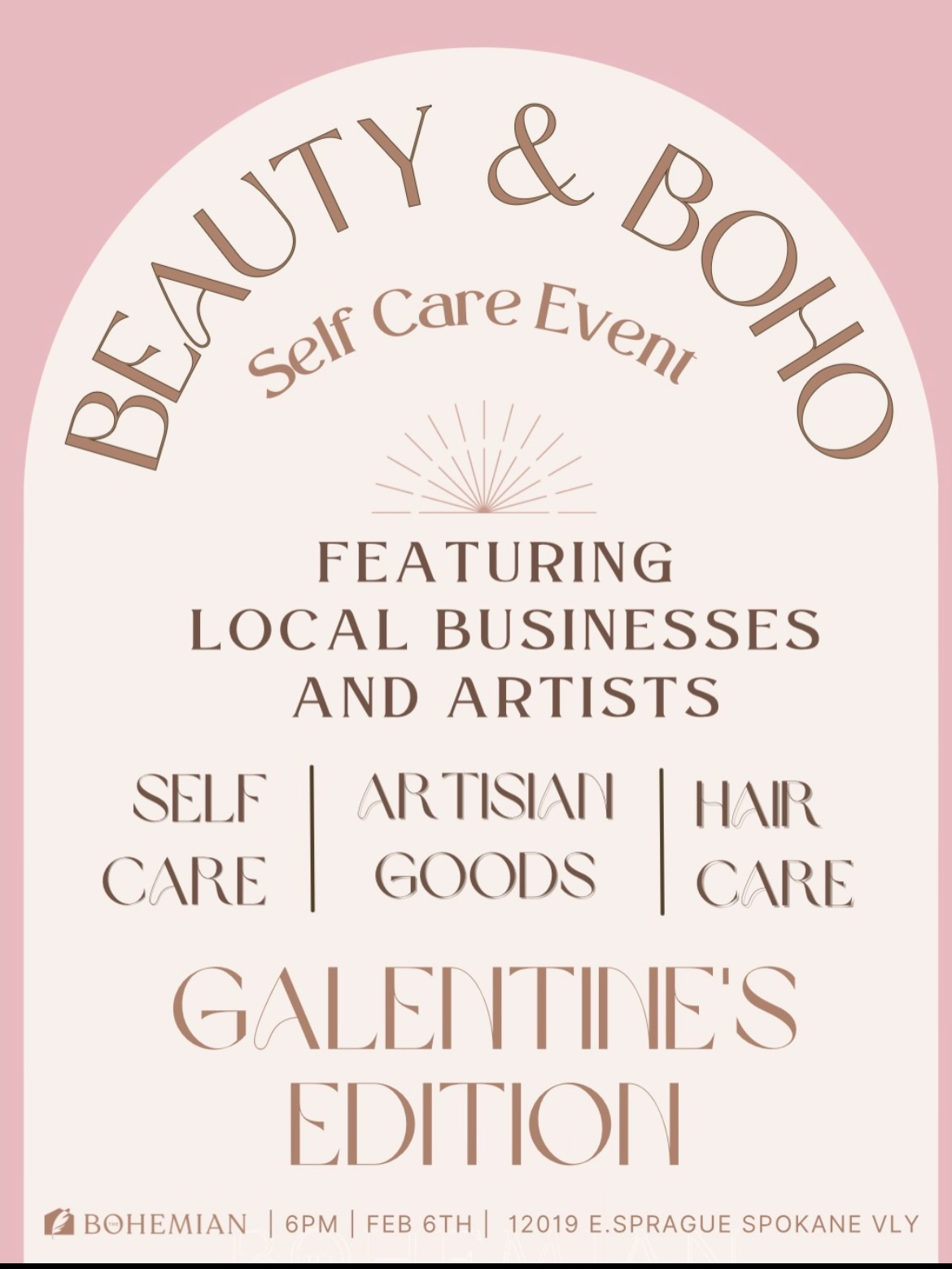 Our Galentine’s Day event is all about celebrating creativity, self-care, and women-owned small businesses—and this lineup is chef’s kiss 💗
Daisy Marie Designs will be creating custom pressed-flower jewelry. She’ll also be offering special pricing on preservation services during the event.
Jolie Belle Clay will be making new pieces at the event, debuting fresh designs, and offering a special buy two, get $5 off.
Bath By Bex is a chemical-free hemp CBD brand dedicated to thoughtfully made, all-natural products. From bath bombs and pain sticks to tinctures, pet oils, and gummies, Bex will be debuting exclusive Galentine’s Day items you won’t find anywhere else.
Humble Bee Apothecary has hand-blended teas and cocktail infusion kits made with herbs and flowers grown in Abby’s garden. Sample tastings will be available during the event.
Cat & Mouse Plants specialize in plants and unique vintage finds.
Back Bar Skincare will be offering mini facial oil and bath soak blending experiences for $5, plus BOGO facials just for the event.
Odd Lens Photos will have a Valentine’s-themed photo booth complete with playful props. Grab your gal pals for a mini session.
BeYOUtiful will be bringing Valentine’s candles and bath bombs, all handmade in small batches with a focus on quality ingredients.
The Glow Co offers therapeutic facial treatments alongside a curated collection of beauty and lifestyle goods, all centered around healing, confidence, and empowerment.
Twinkle Twinkle Tinsel will be adding sparkle with hair tinsel for the event.
Keala will be hosting a hat bar experience, where you choose a hat and customize it with patches curated specifically for Galentine’s Day.
Pine Starr Ranch will be bringing hand-poured soy wax melts and candles.
And finally, Soul Barre, will be joining in too! They’re a fun, upbeat, no-judgment barre, yoga, and dance studio focused on movement that feels good.