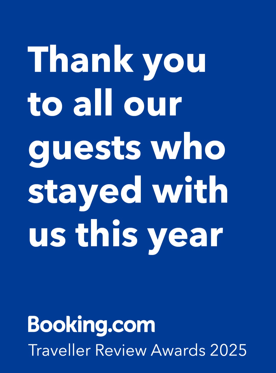 We’re proud to share that we have received the Booking.com Traveller Review Award 2025 with an amazing 8.9 rating ⭐️
Huge thanks to every guest who stayed with us and shared their experience.Your support means everything.We couldn’t have done it without you 💙#bookingcom #travellerreviewawards 2025 #arrowtownmotel #AwardWinning #guestlove #arrowtown #newzealandstays