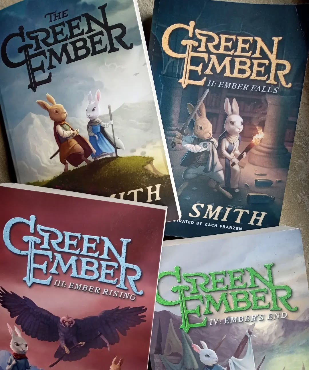 Thrilled that the brilliant fantasy adventures of these brave and daring sword-wielding rabbits are now being printed in the UK! Championning loyalty in friendship, courage in the face of peril, and the ultimate triumph of good over evil, these books are total page-turners and hard to put down for anyone 9 and up - my 16 year old just devoured them!