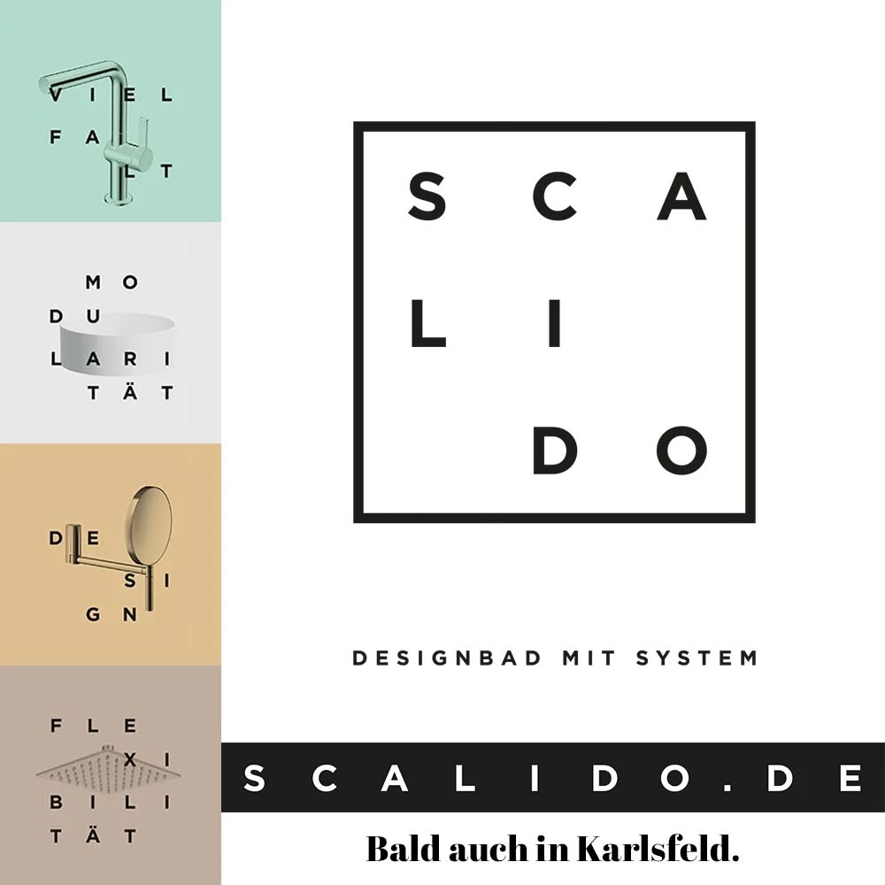 Mit der neuen Trendmarke SCALIDO kommt frischer Wind in Euer Badezimmer.
SCALIDO bietet ein variantenreiches Produktsortiment von der Badewanne bis zum Spiegel, welches optimal und harmonisch in seiner durchdachten Zusammenstellung aufeinander abgestimmt wurde.
Mit SCALIDO findest Du genau das Bad wie es zu Dir und Deinem Leben passt.
Klicke schon jetzt auf www.scalido.de und finde Gefallen an Deinem neuen Traumbad. 📲
In den kommenden Wochen werden die Designprodukte von SCALIDO auch Stück für Stück in unserer Ausstellung ihren Platz beziehen. - Wir halten Euch hierbei auf dem Laufenden.
.
#gittfried #karlsfeld #ausstellung #baddesign #scalido #marke #trendmarke #markendesign #neu #badezimmer #bad #waschtisch #wc #badewanne #ausstattung #dusche