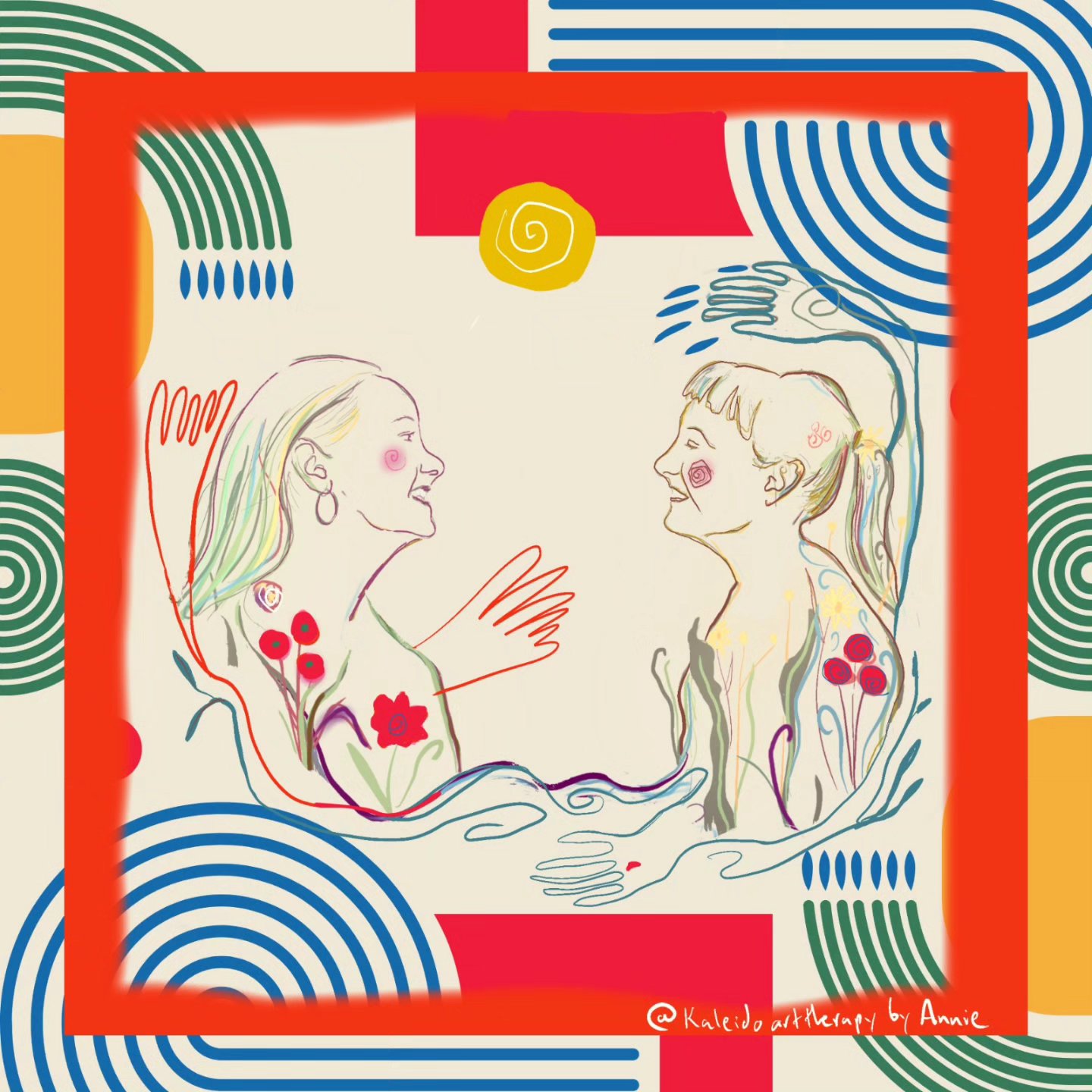 On Sunday, our upcoming newsletter will focus on the field of supervision. Whether you work in mental health, practice art therapy and seek supervision, or are curious about art therapy supervision, this edition is tailored for you. Stay tuned for an exclusive supervision offer in the next fortnight with Annie who has had a decade of steady growth in this area.
Art work created by Annie in response to thinking about art therapy supervision. Envisioning supervision as a safe space to nurture our therapists' wings.
#arttherapy #artpsychotherapy #mentalhealthsupervision #clinicalsupervision #supervision #kaleidoartpsychotherapy