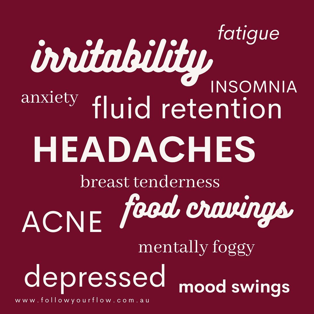 PMS can include a myriad of symptoms that can start anywhere after ovulation has occurred. If you are experiencing these symptoms all month long then other causes need to be investigated.
Generally, PMS symptoms are a result of an oestrogen and progesterone imbalance, where there is relatively more oestrogen than progesterone in the ratio that requires a very delicate balance.
More to come on the possible causes of this hormonal imbalance in the next post. But do remember, the hormones themselves are not to blame here. There is always an underlying cause that is resulting in the imbalance - and there is much we can do to support ourselves and our bodies to return to a more harmonious state ♥️
UPCOMING WEBINAR
PMS, period pain & how to be cycle wise.
Saturday 28th May, 3pm AEST
**Recording will be available to all who register for 2 weeks**
#pmsproblems #periodproblems #periodpain #womenshealth #pms #followyourflow #cyclewise
