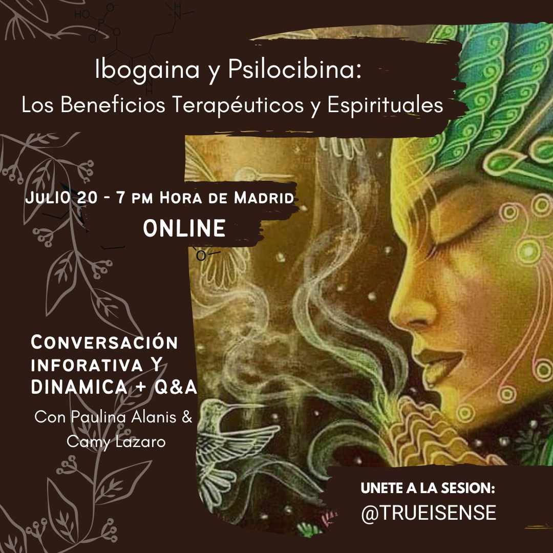 ¿Cómo puede una experiencia psicodélica con Ibogaína o Psilocibina proporcionar beneficios terapéuticos y espirituales, y qué mecanismos están involucrados en su capacidad para ayudar en la sanación, el crecimiento personal y las experiencias espirituales?
Y ¿cómo integrar las ideas y lecciones aprendidas durante tu experiencia para una transformación duradera?
ÚNETE a nosotros en esta conversación dinámica y reveladora con Paulina Alanis y Camy Lazaro, quienes compartirán su amplia experiencia en tratamientos terapéuticos psicodélicos con Ibogaína y Psilocibina.