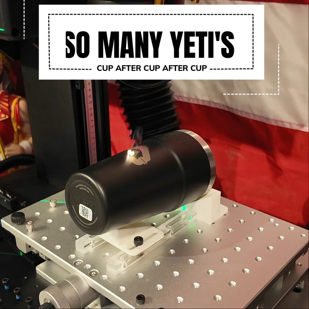 YETI after YETI after YETI #yeti #laserengraving #ComMarker