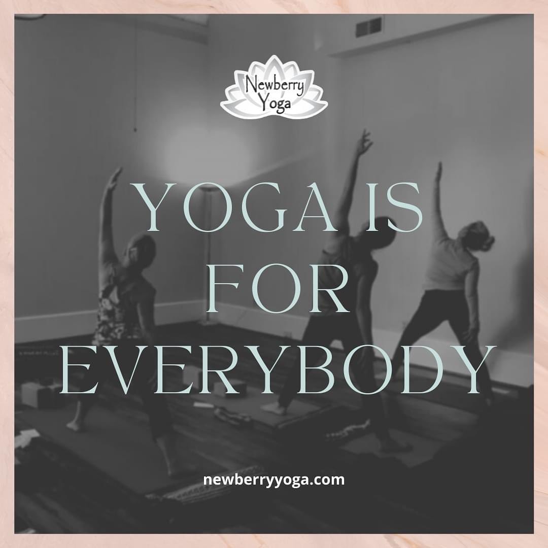 Yoga is for EVERYONE! Newberry Yoga has classes to fit anyone's needs or expereince. Head over to our website for more information about our classes. Come practice with us!
#newberryyoga #yoga #yogapractice #meditate #yogaposes #newberrysc #chapinyoga #saludayoga #clintonyoga #columbiayoga #lexingtonyoga